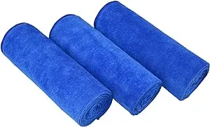 GYM Towels for Men &amp; Women Microfiber Sports Darkbluex3