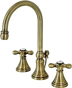 Kingston Brass KS298.AX Governor 1.2 GPM Widespread Bathroom - Brass