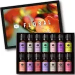 Floral Set of 14 Premium Grade Fragrance Oils