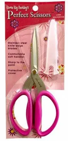 Perfect Scissors Karen Kay Buckley 7 1/2 inch Large Pink