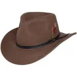 Montana Crushable Wool Felt Western Style Cowboy Hat by Silver Canyon