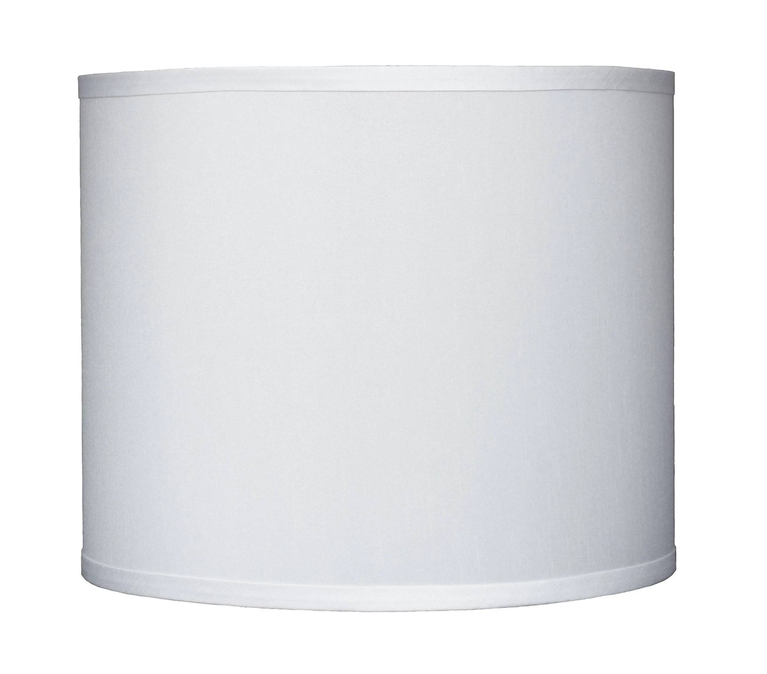 Urbanest Classic 12 Faux Silk Drum Lamp Shade; Off White