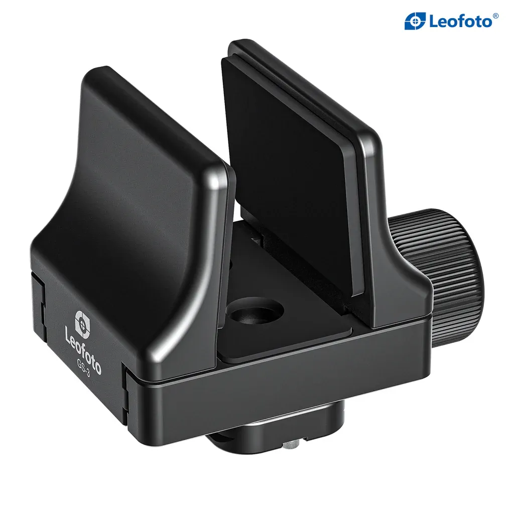 Leofoto GS-3 Lightweight Clamp Mount | Arca Compatible + 3/8"