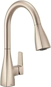 Slate Single Handle Pull Down Sprayer Kitchen Faucet in Spot Resist Stainless,spotless stainless steel