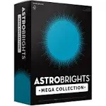 Astrobrights Mega Collection, Colored Paper, Ultra Blue, 625 Sheets, 24 lb/89 GSM, 8.5 inch x 11 inch - More Sheets! (91690)