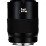 ZEISS Touit 2.8/50 Macro Camera Lens for Fujifilm X-Mount Mirrorless Cameras, Black