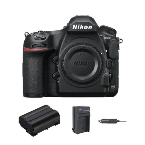 Nikon D850 DSLR Camera (Body Only)  EXTRA BATTERY AND ACDC CAR 