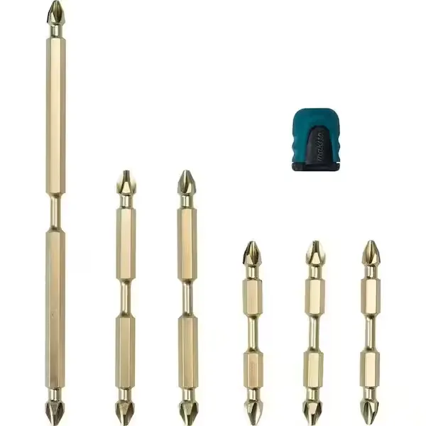 Makita Impact GOLD Double-Ended Power Bits with Mag Boost (7-Piece) B-44987