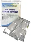 PRIMACARE CB-6841 10 PACK SIZE 52&#034;X84&#034; EMERGENCY FOIL MYLAR THERMAL BLANKET NEW