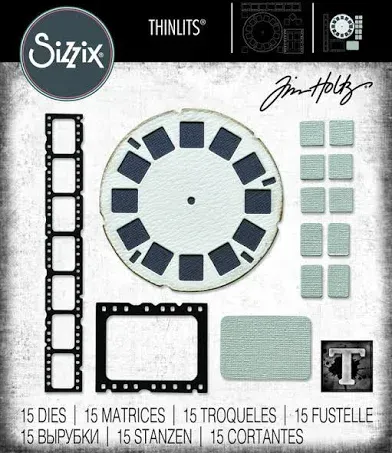 Sizzix Thinlit Die Set Vault Picture Show