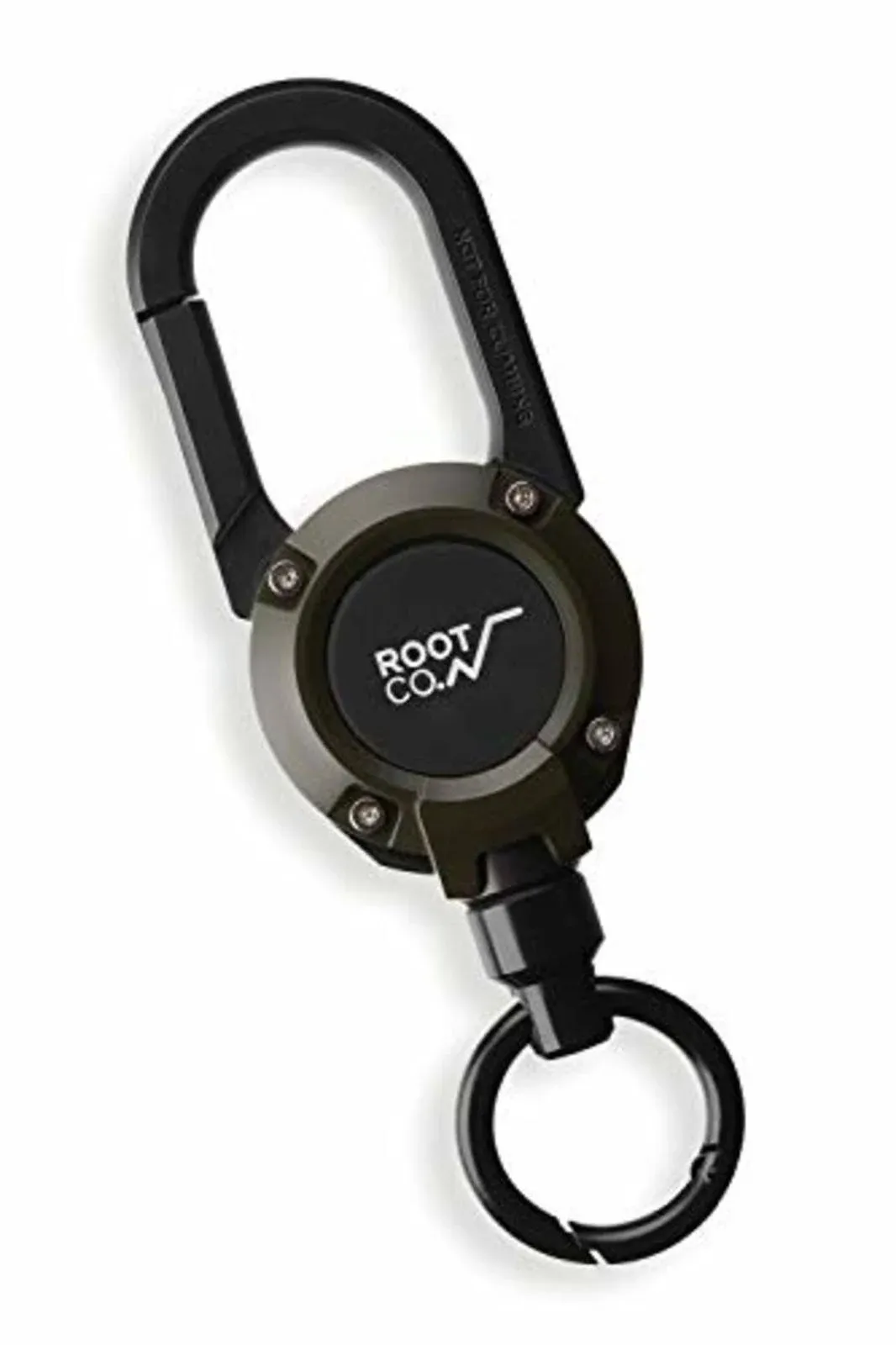 [Root Co.] Magnet Built-In Carabiner Reel Gravity Mag Reel 360 (Khaki / Matte)