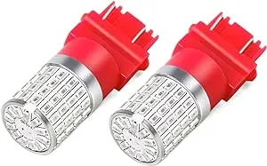 Phinlion 3157 Red LED Brake Light Bulb