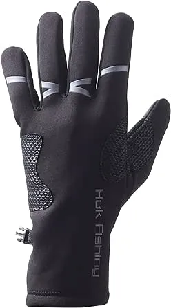 HUK Mens Liner Glove | Fleece Fishing Glove with Touchscreen Fingers