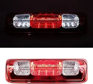 3rd Third Brake Light Tail Rear Cargo Lamp Waterproof Red Lens Center High Mo...