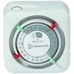 Intermatic TN111K Premium Indoor Plug-in Timer With Removable Trippers