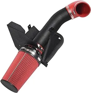 MOOSUN 4&#034; inches Performance Cold Air Intake Kit with Filter &amp; Powder Coated ...