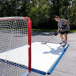 Skate Anytime - Synthetic Ice for Hockey - Skateable Artificial Ice Tiles - Backyard Ice Rink - Expandable