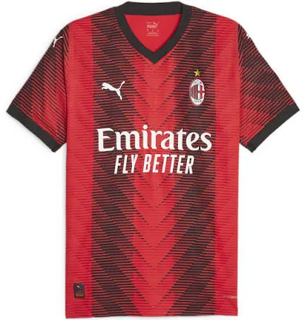 Puma Men's AC Milan Home Authentic Jersey