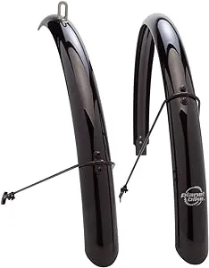 Planet Bike Full bike fenders - 700c x 45mm, Black- Fits Up to 35mm Wide Tires