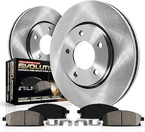 Power Stop KOE1602 Rear Autospecialty Replacement Brake Kit Brake Rotors and Ceramic Brake Pads For Buick Allure Lacrosse | Chevy Impala, Impala Limited | Grand Prix [Application Specific]