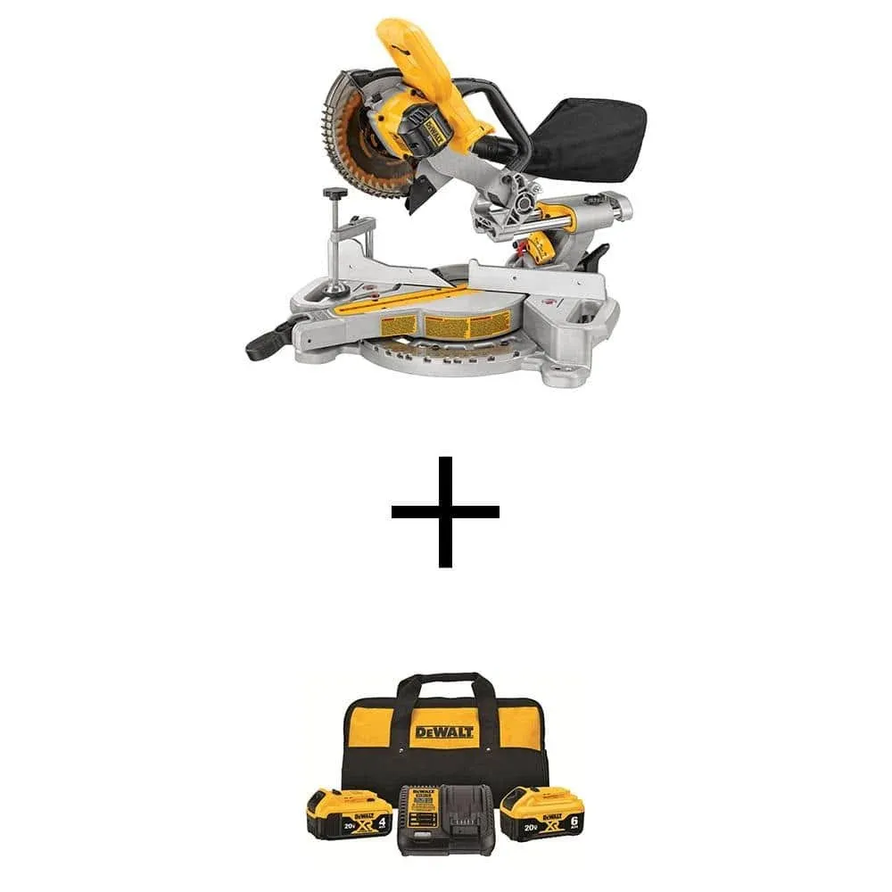 20V MAX Cordless 7-1/4 in. Sliding Miter Saw (Tool Only)