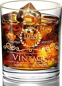 69th Birthday Gifts For Men 1953 Whiskey Glass Gift For 69 Year Old Dad Husband 