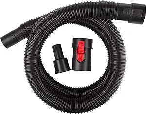 WORKSHOP Wet/Dry Vacs Vacuum Accessories WS17820A Wet/Dry Vacuum Hose Attachment, 1-7/8-Inch x 7-Feet Locking Wet Dry Vacuum Cleaner Hose for Most Shop Vacuums