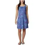 Columbia Women's PFG Freezer III Dress in Bluebell Kona - L