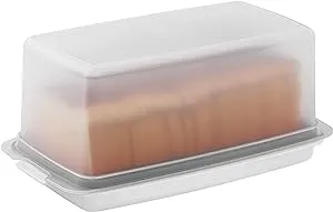 Signora Ware Bread Box -Dual Use Bread holder/airtight Plastic Food Storage Container for Dry or Fresh Foods -2 in 1 Bread Bin- Loaf Cake