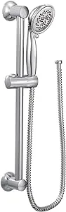 Moen Envi Chrome Eco-Performance Handheld Shower with 30" Slide Bar, 3863EP