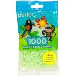 Perler Beads 1,000/Pkg-Glow Green - 3 Pack