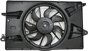 TYC 623340 Cooling Fan Assembly Compatible with 2014-2020 Jeep Cherokee, Black