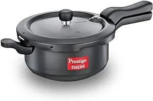 PRESTIGE Svachh3.5 Pressure Cooker, 3.5 Liter, Hard Anodized