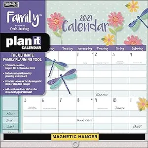 Lang Companies Family Plan It 2024 Wall Calendar