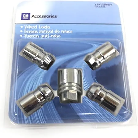 Genuine GM Accessories 12498078 Wheel Lock Kit