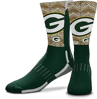 Zubaz X FBF NFL Youth Los Angeles Rams Phenom Curve Crew Socks