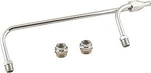 Mr. Gasket 1552 Chrome Gas Line Kit for Holley 4-Barrel Carburetor