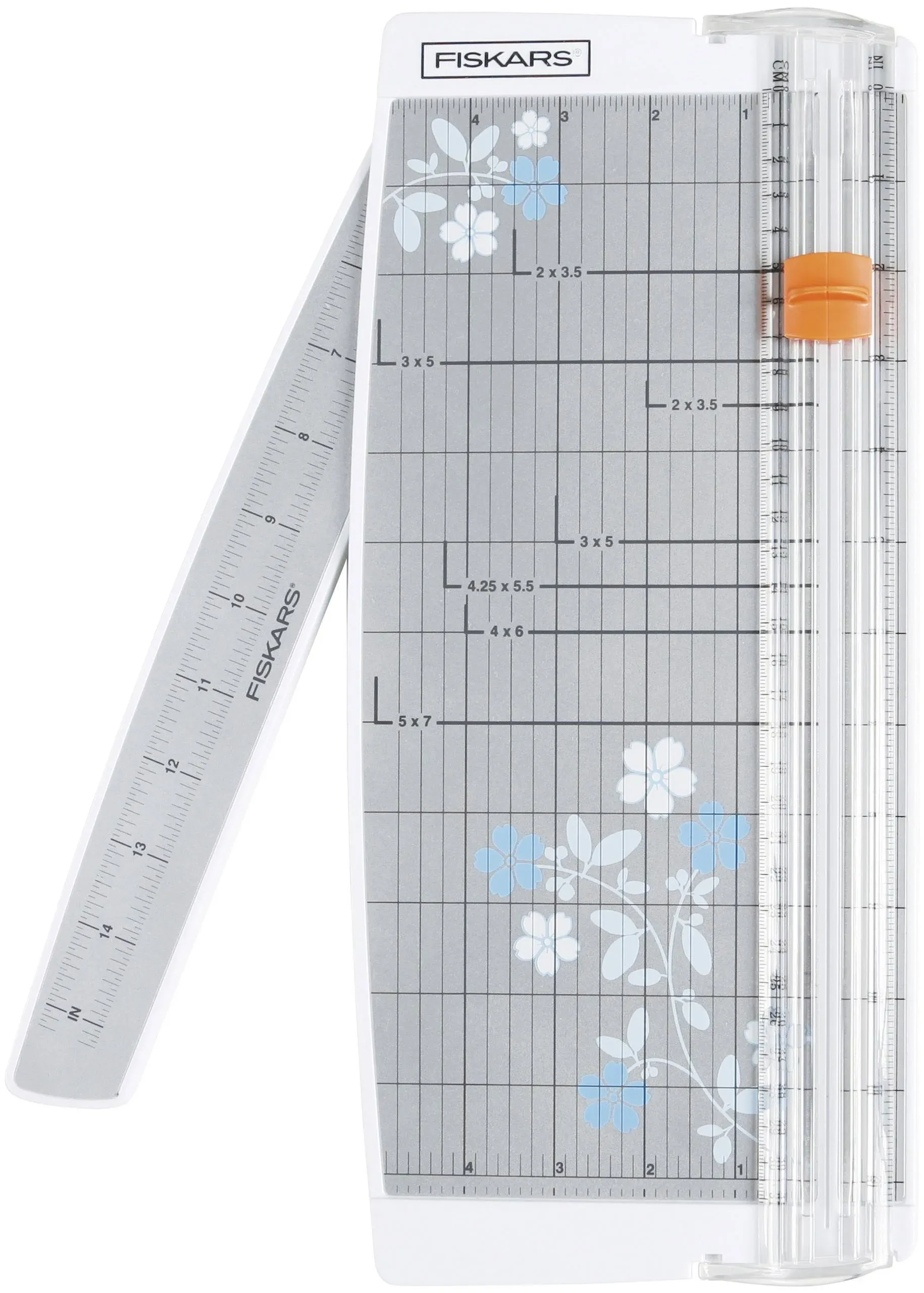 NEW Fiskars Portable Crafts Scrapbooking Triple Track Paper Trimmer 12&#034; &amp; Ruler