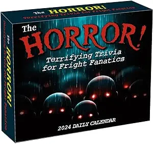 Sellers Publishing,  The Horror Terrifying Trivia 2024 Desk Calendar