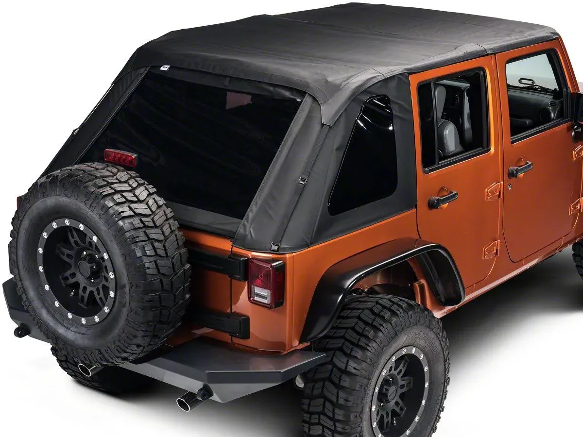 Rampage Frameless Soft Top Kit for Jeep Wrangler JK