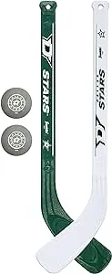 Franklin Sports NHL Mini Hockey Stick Set - NHL Team Knee Hockey Stick and Ball Set - Two Player Stick Set - Great Toy for Kids