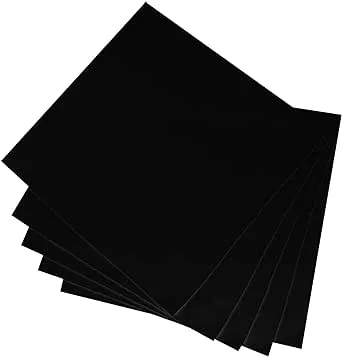 Pre-Cut Charm Packs Cotton Square Bundles 10"x10" 45 Pieces Black