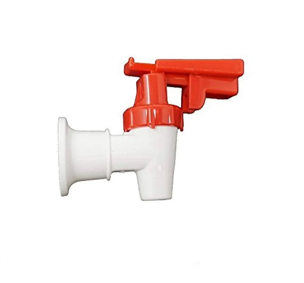 032135-114 Faucet Assembly, White Body and Red Safety Handle