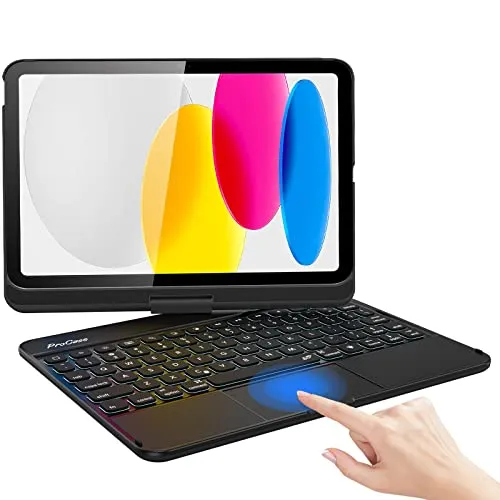 iPad 10th Gen 10.9" 2022 Keyboard Case with Trackpad