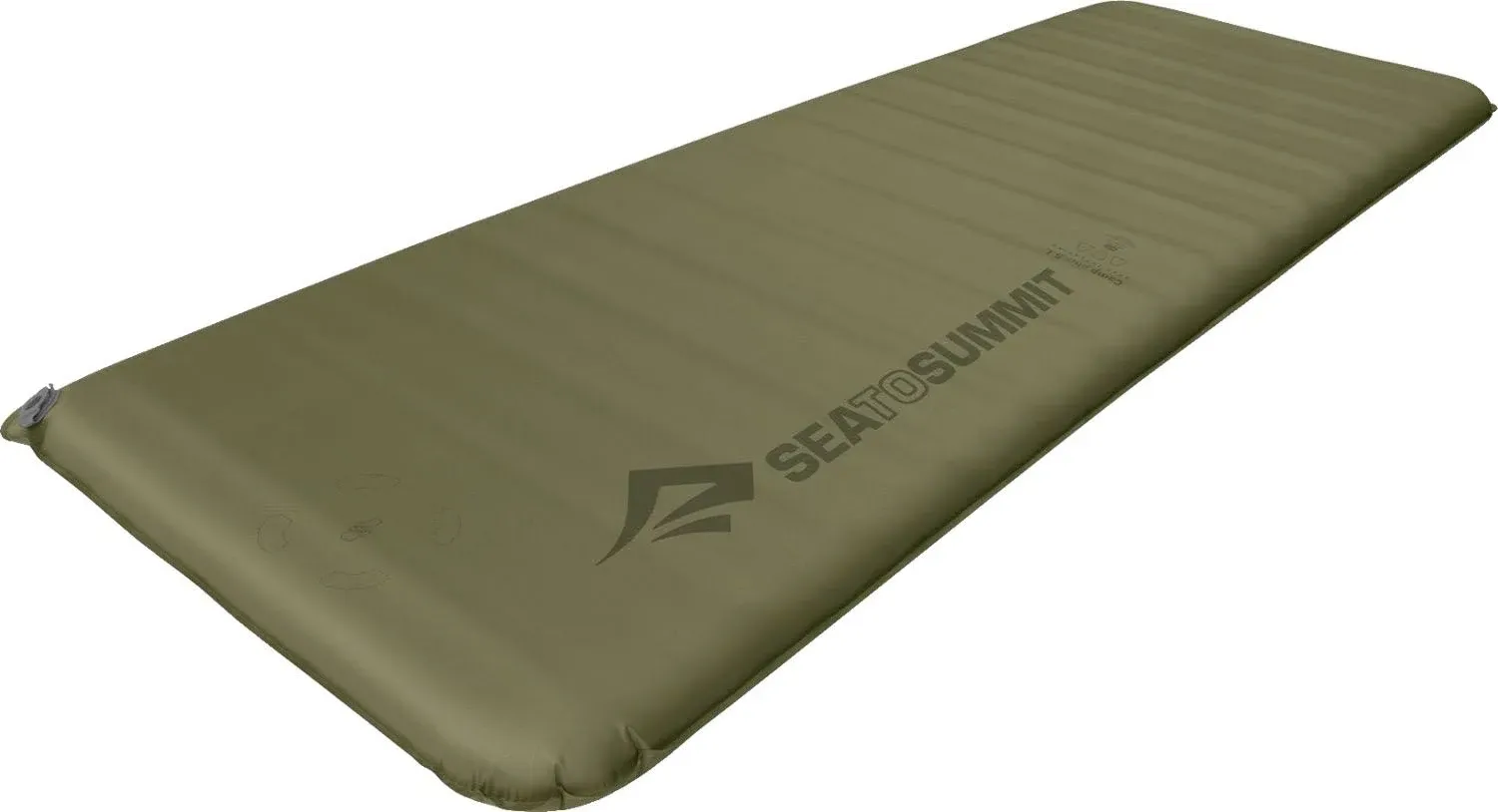 Sea to Summit Camp Plus Self-Inflating Foam Sleeping Mat for Camping, Rectangular - Large (79 x 25 x 3 inches)