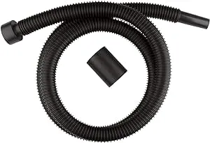 WORKSHOP Wet/Dry Vacs Vacuum Accessories WS12520A Wet/Dry Vacuum Hose, 1-1/4-Inch x 6-Feet Wet/Dry Vac Hose, Friction Fit Hose for Wet/Dry Shop Vacuum