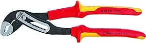 KNIPEX 10.1-in Insulated Electrical Tongue and Groove Pliers