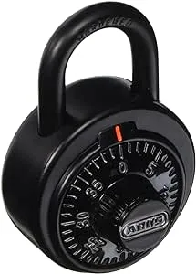 ABUS 78/50 KC 2-Inch Locker Dial Combination Padlock, Black