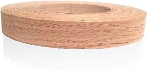 Red Oak Wood Veneer Edgebanding Preglued 2" x 50 Roll - Made in USA