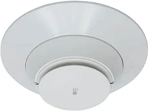 Fire-Lite H365 Intelligent Fixed Addressable Heat Detector, White, 2-Wire SLC Loop Connection, Built-in Tamper-Resistant Feature, Designed for Direct-Surface or & Junction Box Mounting